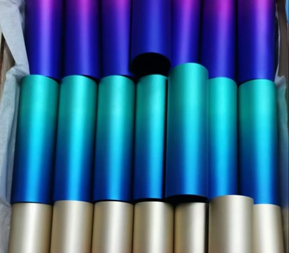 Gradient Anodized Aluminum Parts